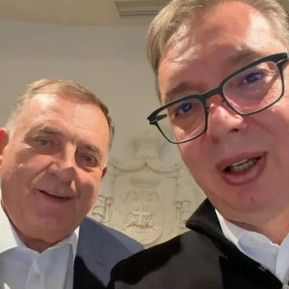 Vučić sa Dodikom: "I dalje se nalazimo i kujemo planove"; "Ti brzo na mesto predsednika Vlade Srbije" VIDEO