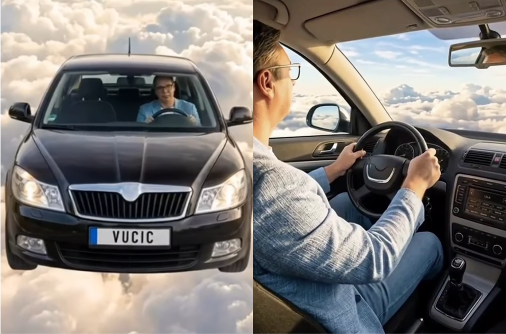 Vučić iz "leteće" škode pozvao na skup: "Vidimo se u Zaječaru" VIDEO