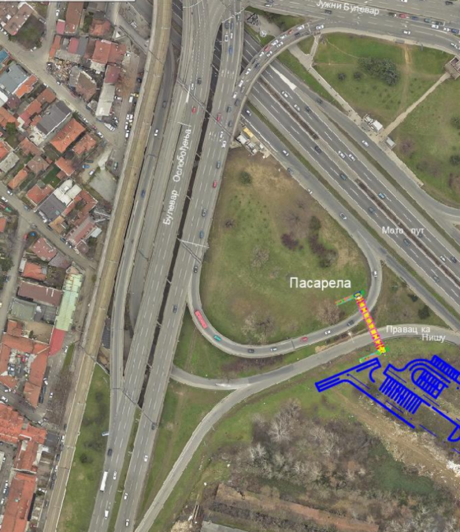 Lakše do stanice Beograd jug: Poznato gde se seli pasarela kod Ada Mola