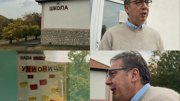 Vučić u selu Izvor: Pred nama su ogromna ulaganja u škole i vrtiće; Govoriće o šest stubova razvoja u Zaječaru