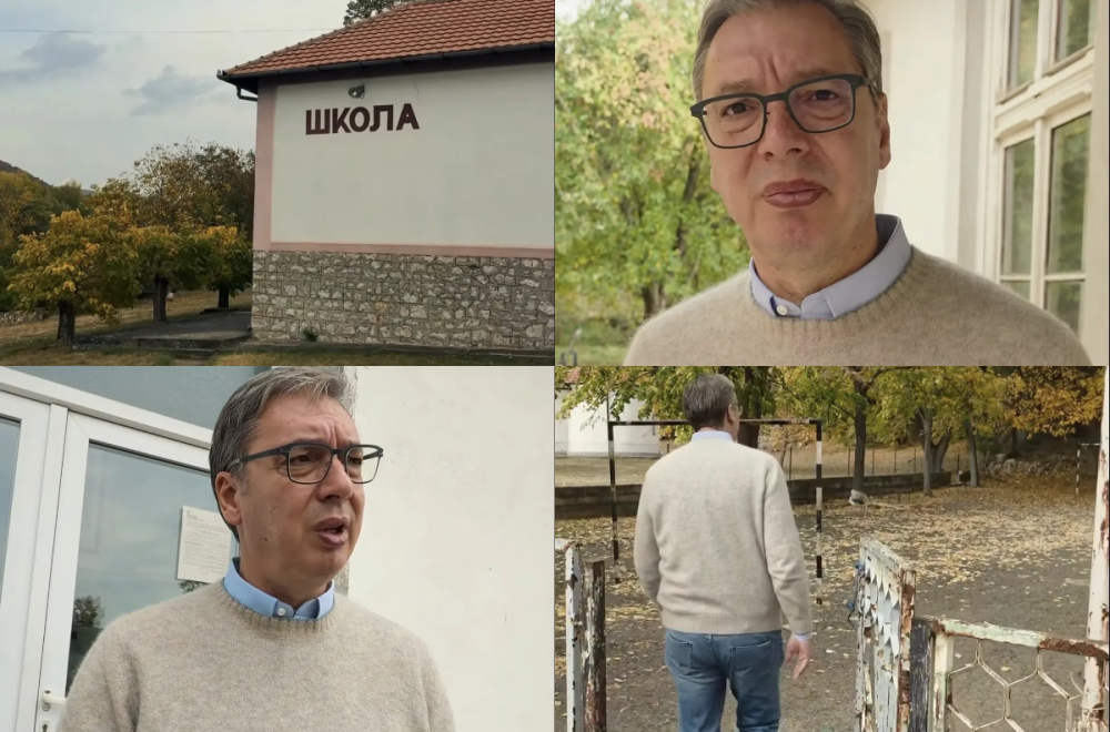 Vučić obišao škole u Izvoru i Lukovu: Pred nama ogromna ulaganja; Nijedno selo ne sme da bude zaboravljeno