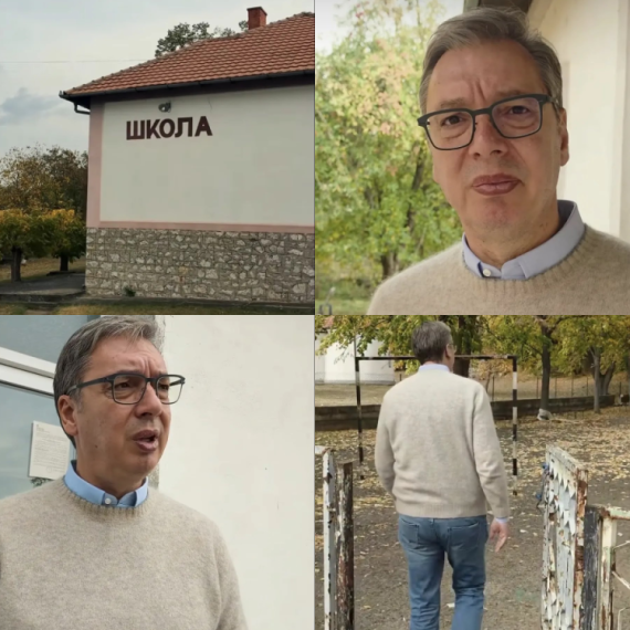 Vučić obišao škole u Izvoru i Lukovu: "Pred nama ogromna ulaganja"; "Nijedno selo ne sme da bude zaboravljeno"