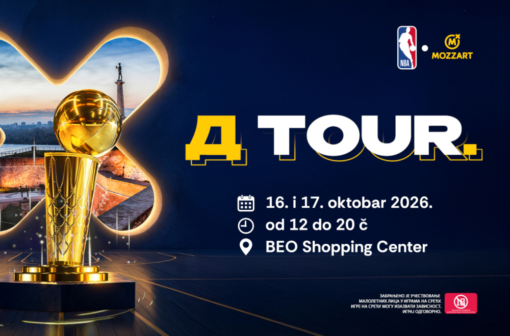Trofej namenjen NBA šampionima stiže u Beograd!