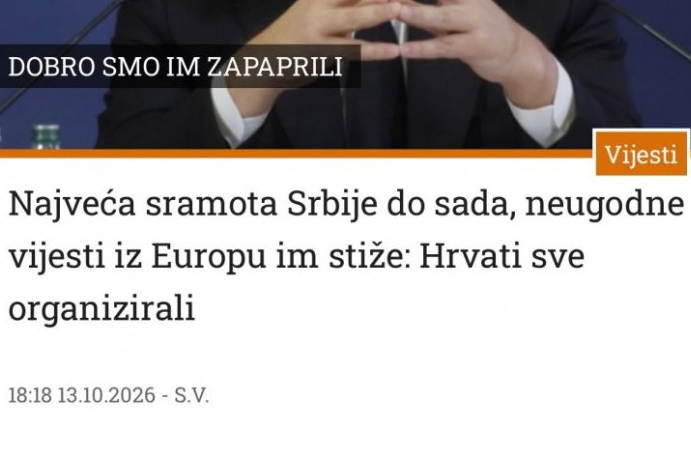 Ovo sve govori o Studentskoj listi; Hrvati ponovo udarili na Srbe: Dobro smo im zapaprili zbog Mladića