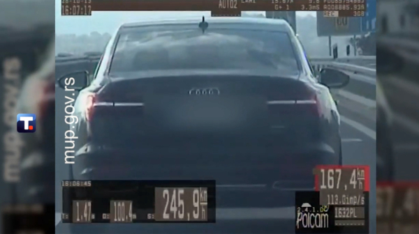 Vozio Audi 245 km/h gde je ograničenje 100 km/h VIDEO