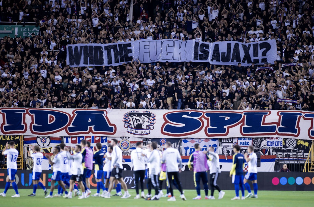 Scene iz Splita zgrozile Evropu, Hajduk se oglasio: Ne želimo da nas ovako pamte FOTO/VIDEO
