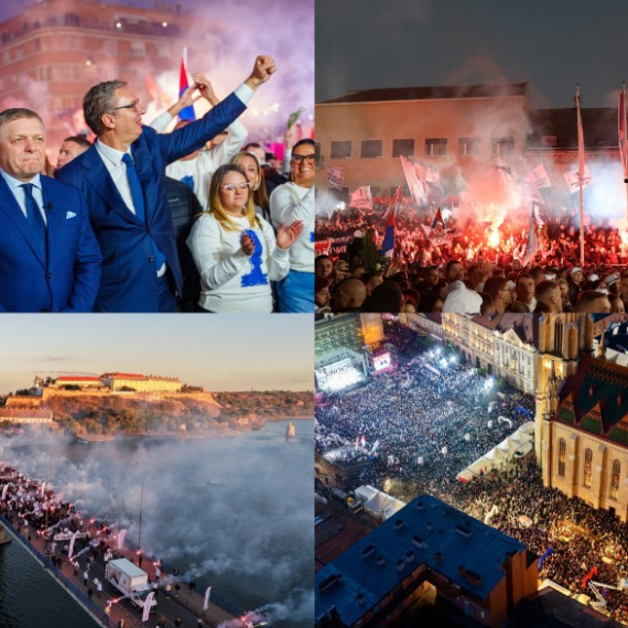 Veličanstvene scene u Novom Sadu; Vučića dočekao ogroman broj ljudi: "Samo što mi suze nisu krenule" VIDEO