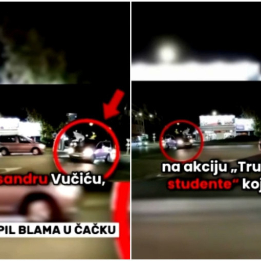 Ringišpil blama u Čačku; Tri auta se vrtela ukrug i uznemiravala građane u akciji blokadera