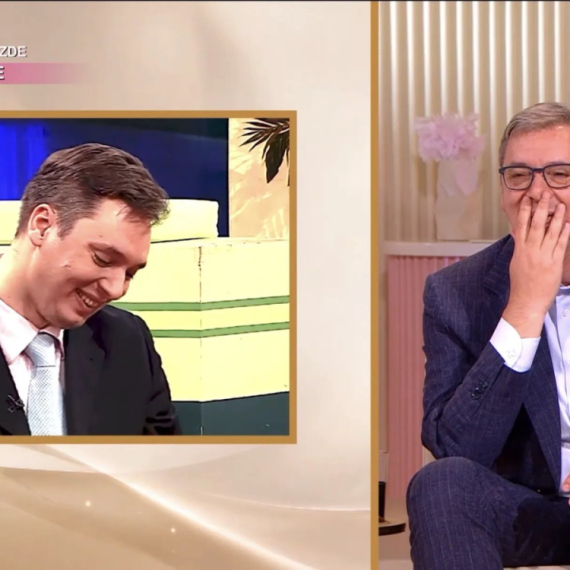 Vučić se prisetio starog intervjua: "Šetaću unučiće, vodiću ih na neki sport"; "Gledam samo ko će pre"