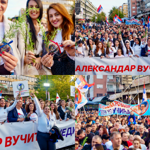 Reka ljudi u Kruševcu, građani čekaju Vučića; Grad je spreman za veliki skup