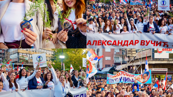 Large gathering in Kruševac: Vučić addresses a packed Kosovo Heroes' Square PHOTO
