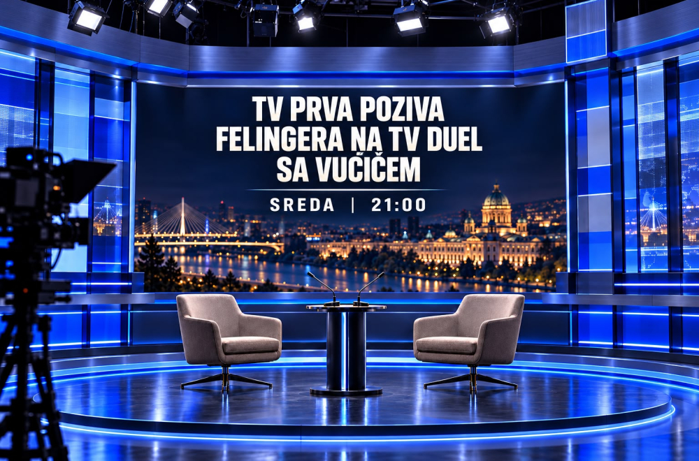 TV Prva poziva Felingera na TV duel sa Vučićem – sreda, 21.00 sat