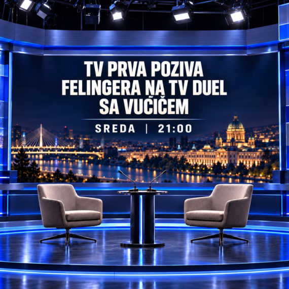 TV Prva poziva Felingera na TV duel sa Vučićem – sreda, 21.00 sat