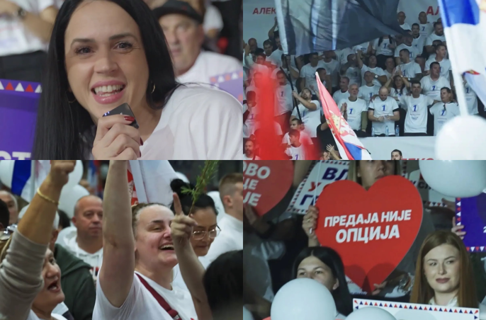 Veličanstvena atmosfera na skupu u Čačku; Građani ujedinjeni: "25. svi na glasanje za broj 1" FOTO/VIDEO