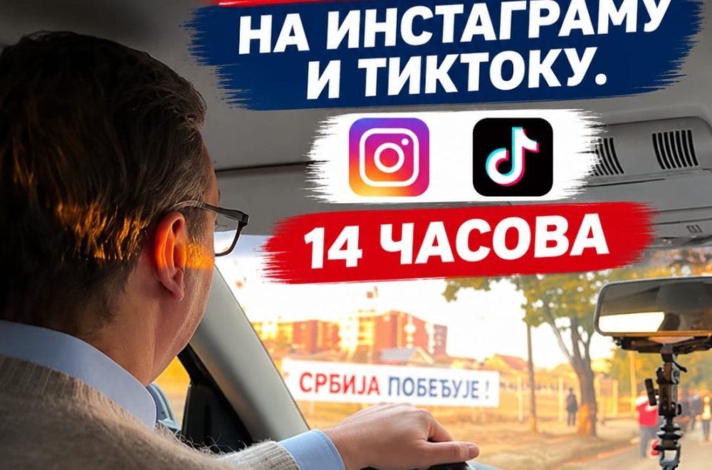 Vučić škodom do Niša: Najavio uključenje na TikToku i Instagramu