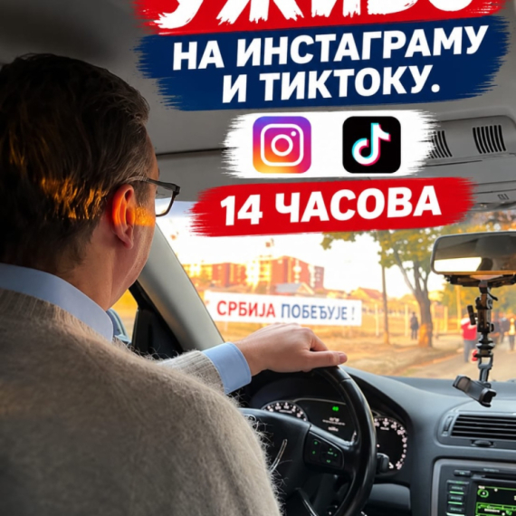 Vučić "škodom" do Niša: Najavio uključenje na TikToku i Instagramu