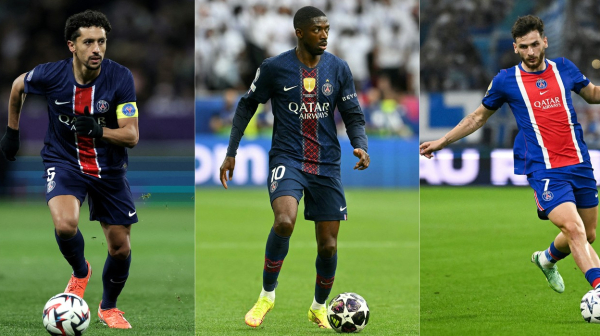 Šok za PSŽ: Kvarachelija pokidao ACL, Dembele i Markinjos takođe pauziraju