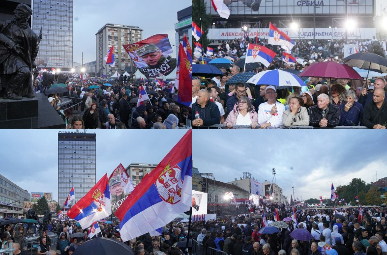Spektakl u Nišu, reke ljudi se slile; Vučić sa narodom od tvrđave do trga; Trubači svirali Ruzmarin