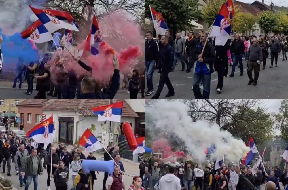 Brus stao uz Vučića: Građani izašli na ulice da pruže podršku listi "Ujedinjena Srbija" VIDEO