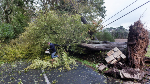 Chaos in the UK: 10,000 people without power; Roads closed, flights canceled PHOTO/VIDEO