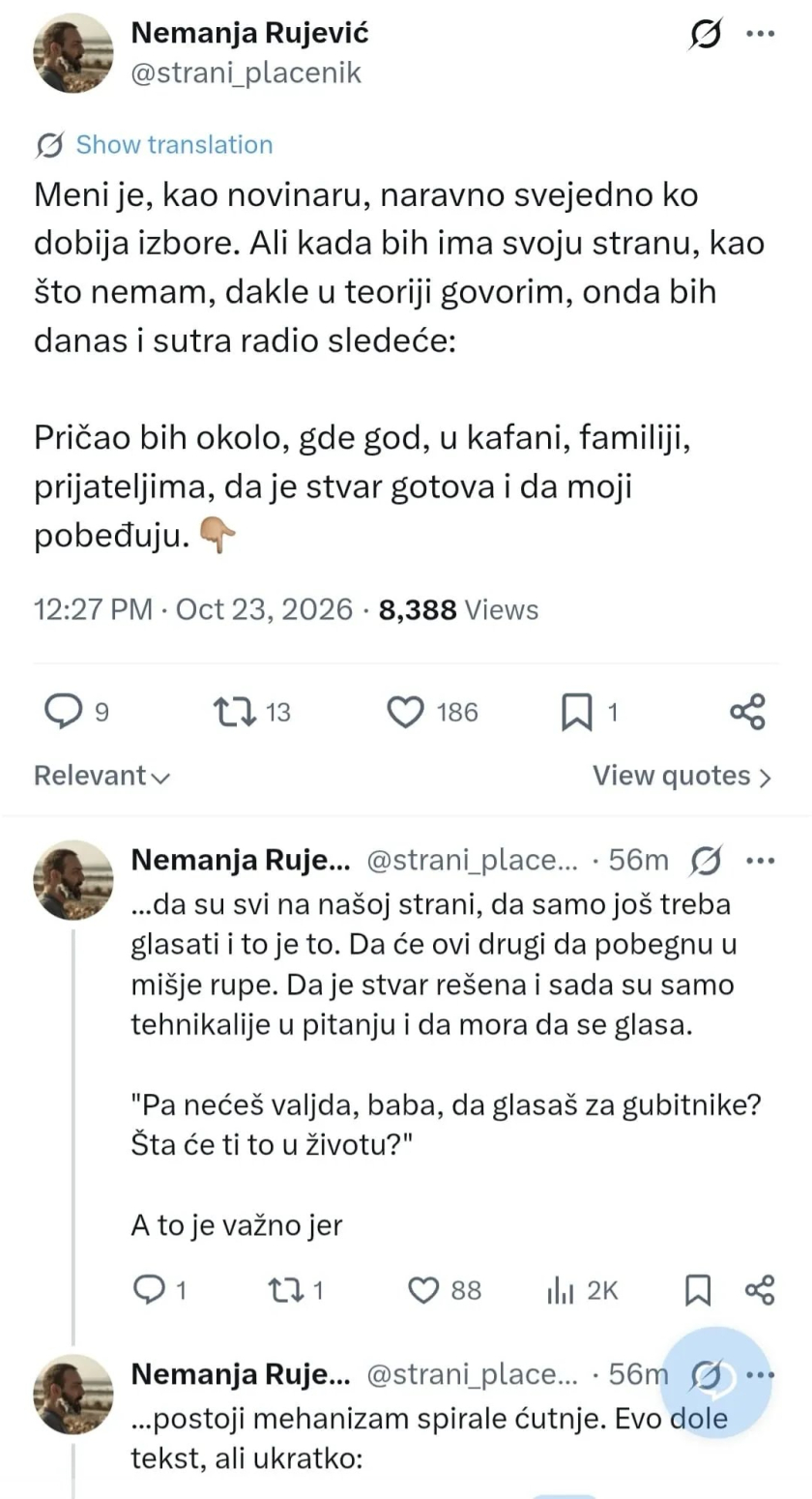 N1 i Nova napadaju Vučića iz svih oružja; Tuku po njemu jer znaju da ne može da im odgovori FOTO/VIDEO