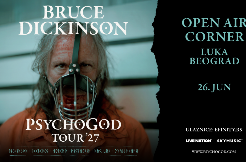 Brus Dikinson stiže u Srbiju: Frontmen grupe Ajron Mejden zakazao veliki koncert u Luci Beograd