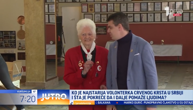 Ovo je najstarija volonterka Crvenog krsta u Srbiji