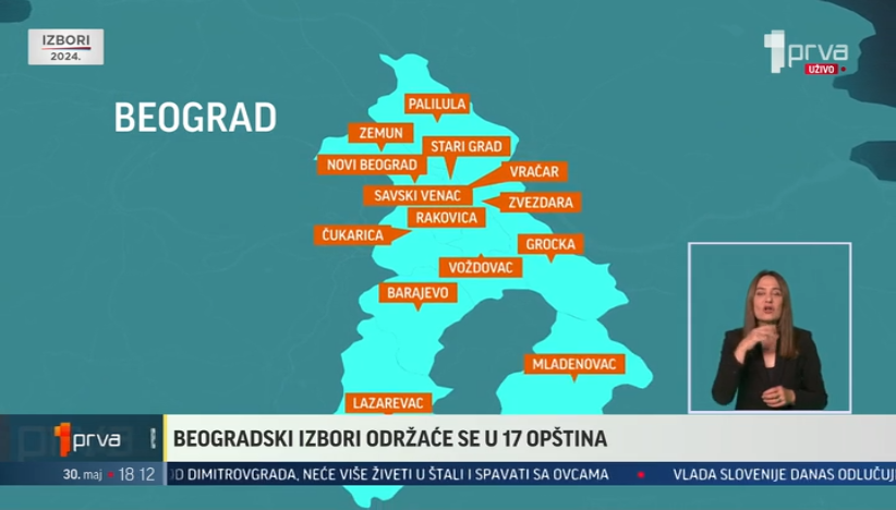 Gde se sve glasa u nedelju u Srbiji?