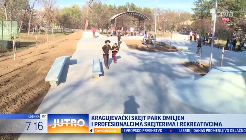 Kragujevčani oduševljeni najvećim skejt parkom u Srbiji