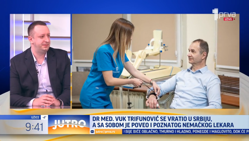 Dr med. Vuk Trifunović se vratio u Srbiju