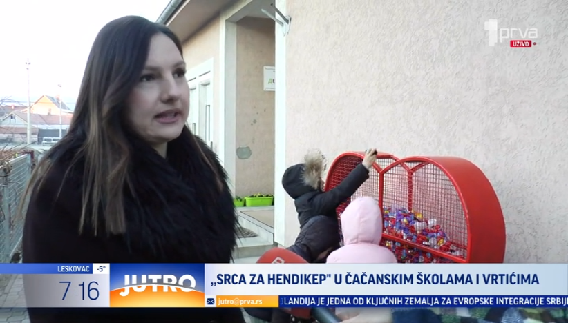 "Srca za hendikep" u čačanskim školama i vrtićima