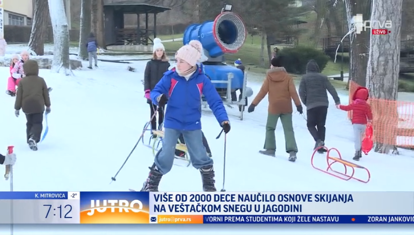 Više od 2.000 dece naučilo osnove skijanja u Jagodini