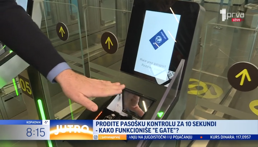 Kako koristiti e-gate na aerodromu "Nikola Tesla"?