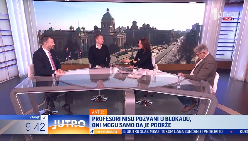 Čedomir Antić, Vladimir Vuletić i Milan Antonijević gosti TV Prva