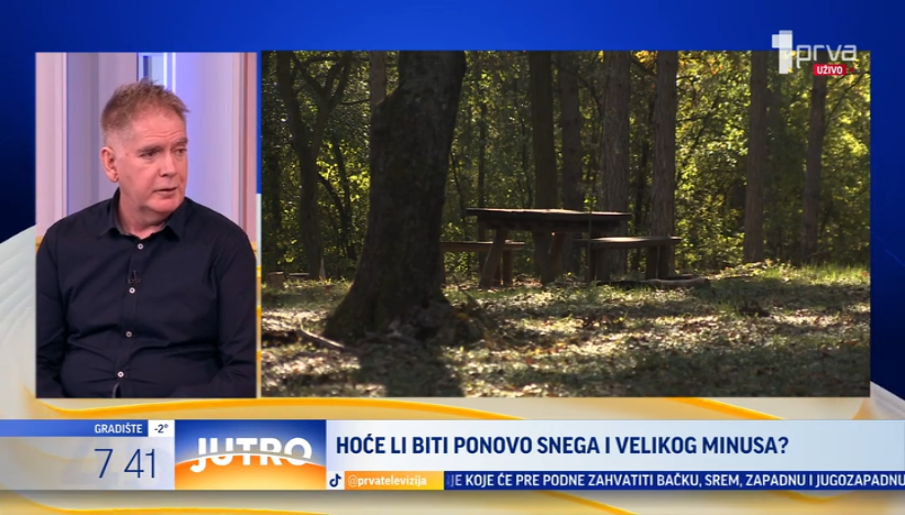 Meteorolog Ivan Ristić gost Jutra