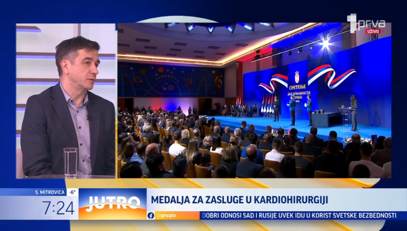 Dobitnik medalje za zasluge za lečenje bolesti srca