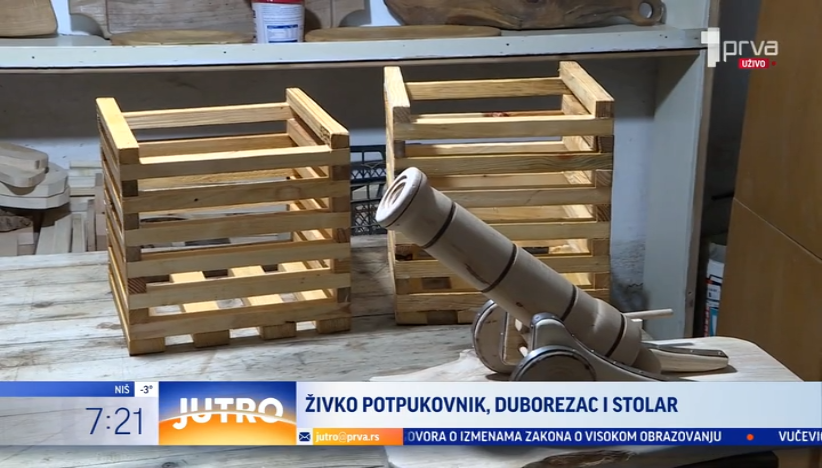 Nekada potpukovnik – sada duborezac i stolar