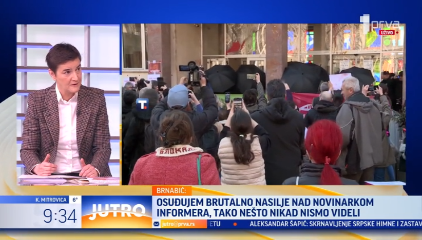 Brnabić: Institucije su odbranjene