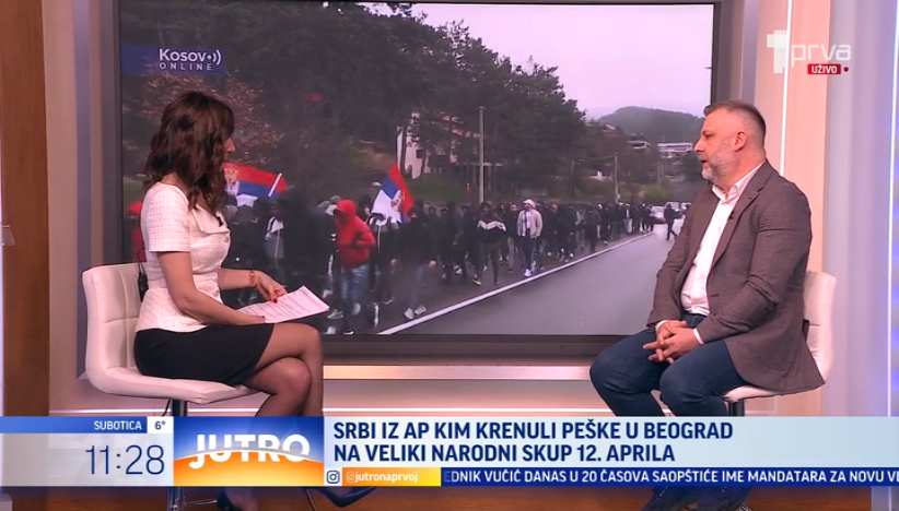 Dalibor Jevtić o formiranju pokreta za TV Prva