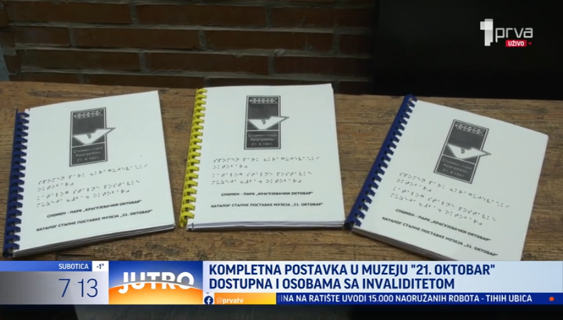 Kompletna postavka u muzeju "21. oktobar" dostupna i osobama sa invaliditetom
