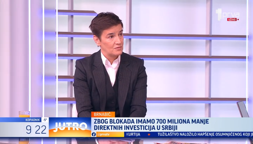 Brnabić pozvala sve na veliki narodni skup u Beogradu