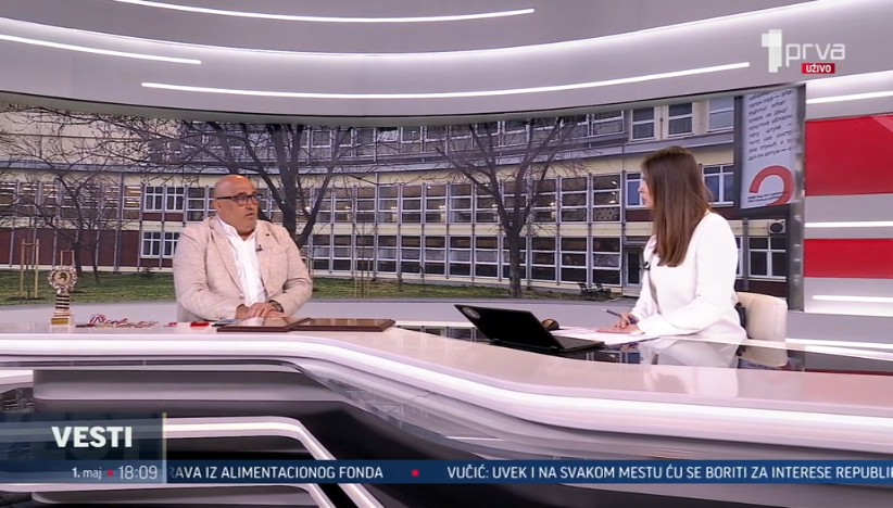 Dekan DIF-a Patrik Drid za TV Prva