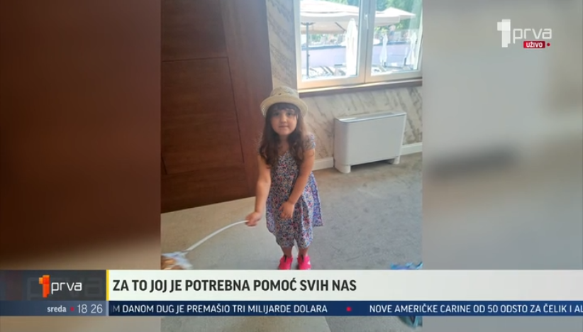 Maloj Jani Simonović iz Niša potrebna pomoć u borbi sa bolešću