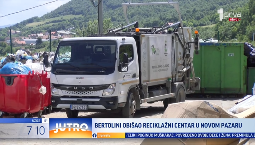"Želimo da Novi Pazar približimo Evropi": Bertolini obišao Reciklažni centar