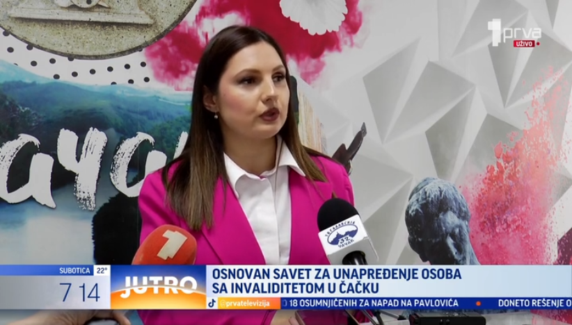Osnovan prvi Savet za unapređenje osoba sa invaliditetom u Čačku
