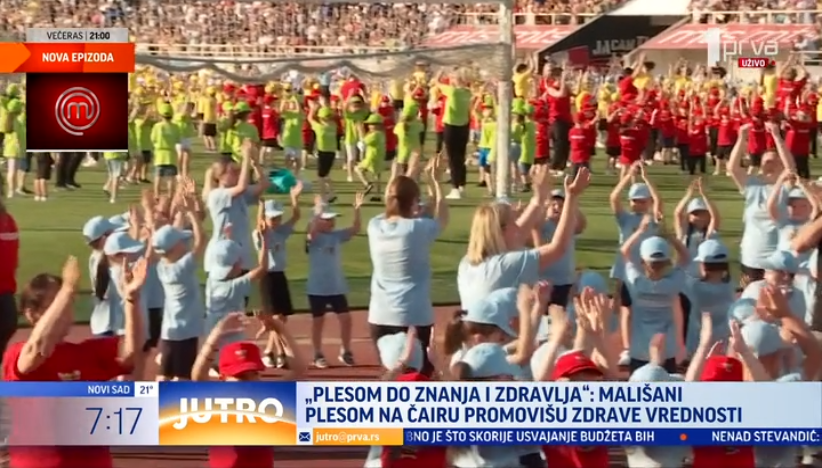 "Plesom do znanja i zdravlja": Mališani plesom na Čairu promovišu zdrave vrednosti