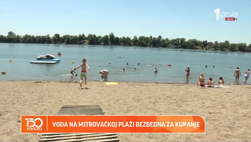 Plaža u Sremskoj Mitrovici idealna za uživanje tokom leta