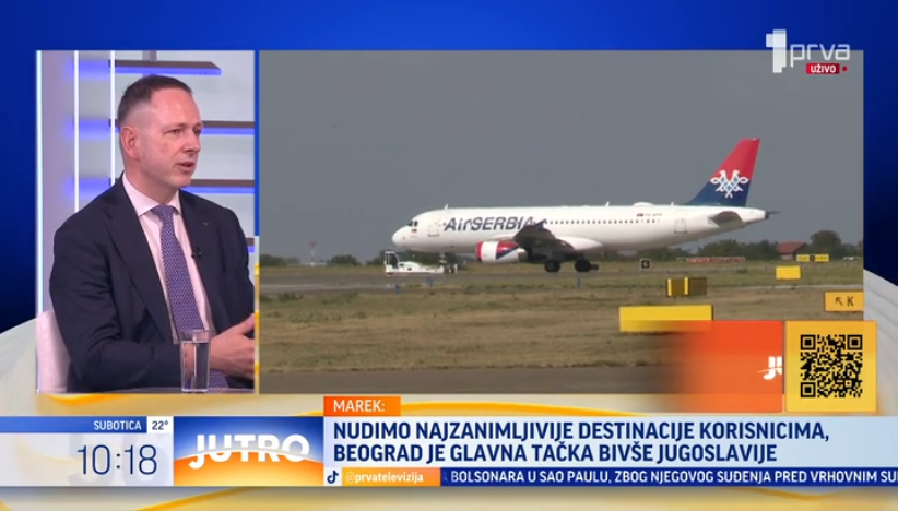 Er Srbija prevezla dva miliona putnika već krajem juna