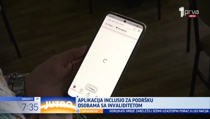 Aplikacija "Inclusio" za podršku osobama sa invaliditetom