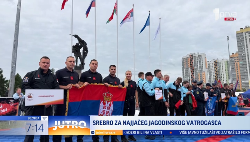 Vatrogasac iz Jagodine osvojio vicešampionku titulu u Rusiji